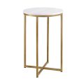 coffee table side table for living room  wooden marble texture powder coated paint Modern Luxury Living Room Table Gold Paint Finish x rode based coffee table. 