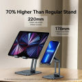 Baseus Desktop Mobile/Tablet Stand, Biaxial Foldable Metal Phone Holder Stand. 