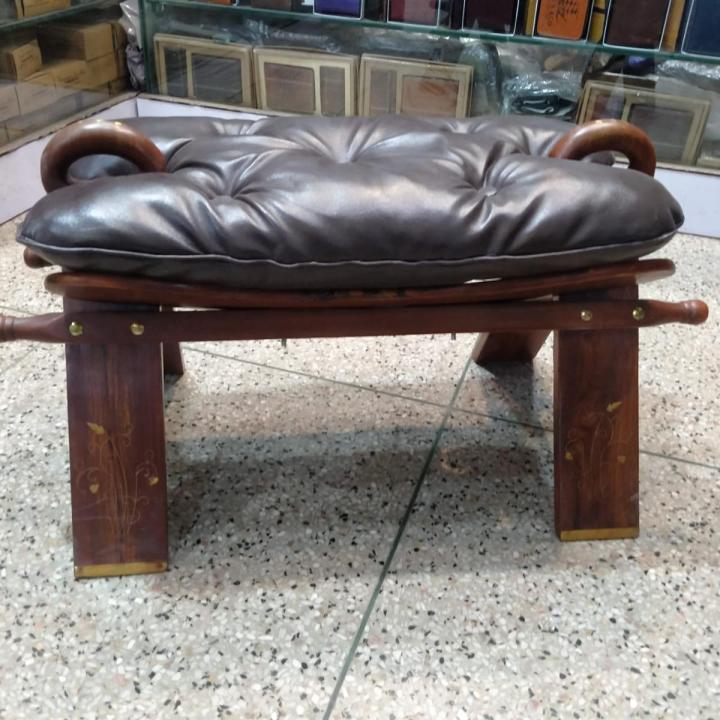 WOODEN CAMEL SEAT / CAMEL STOOL / WOODEN CAMEL SADDLE / Feet Rest / Syeds