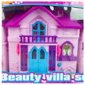Beautiful Pink Villa Doll House Toy. 