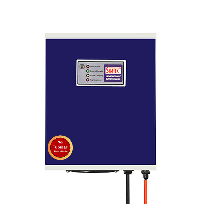 Simtek Tall Tubular Battery Charger 24V 20 Ampere Fully Automatic - 3 Months Warranty