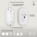 Logitech Pebble Mouse 2 M350s Bluetooth Wireless Mouse - Off White. 