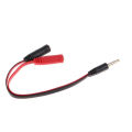 Audio Splitter Cable 3.5 mm  Converter For Mic And Head Phones Splitter. 