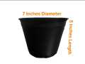 Pack of 10 large 8×8 Inches Plastic pots - Pots for seedling or flower-Pots for Plants - Plastic Pots for Home Gardening - Plastic Pots for Seedling - Premium Quality Plastic Pots. 