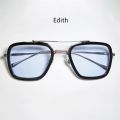 Iron Man Glasses Edith Glasses Tony Stark Peter Parker Sunglasses Men Eyewear Vintage Designer Cosplay Accessories. 