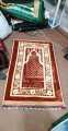 brown prayer mate mate Premium Quality Quilted Foam Orthopedic Padded Foam Muslim Prayer Rug / Thick Islamic Janamaz Carpet / Jainama. 