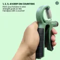Adjustable Hand Grip Strengthener, Hand Gripper With Counter for Men & Women for Gym Workout Hand Exercise Equipment for Forearm Exercise, Finger Exercise Power Gripper - Multi colors - 60kg Adjustable Hand Grip Strengthener, Hand Gripper With Counter. 