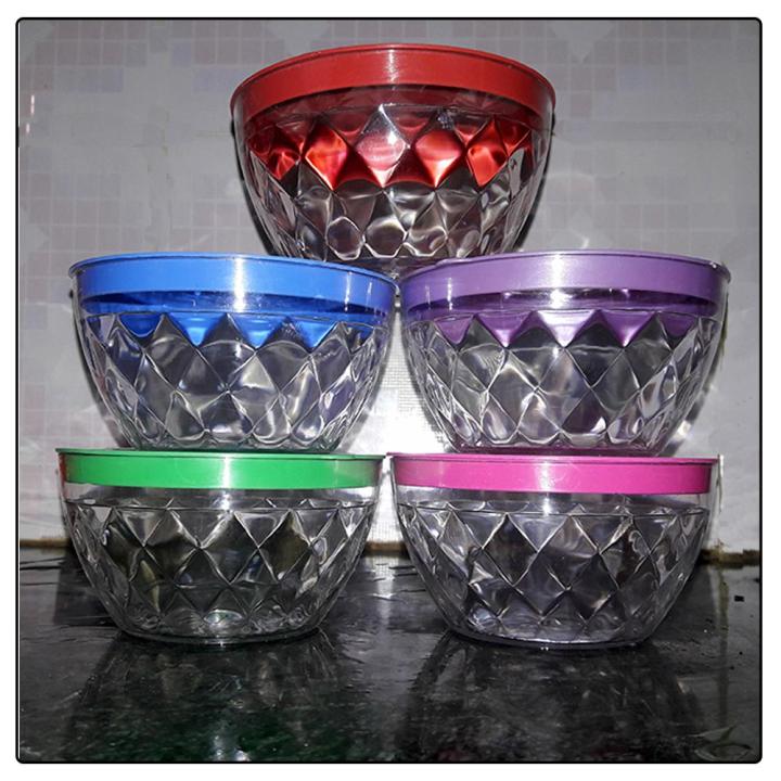 Crystal Type Plastic Box (5 pcs)