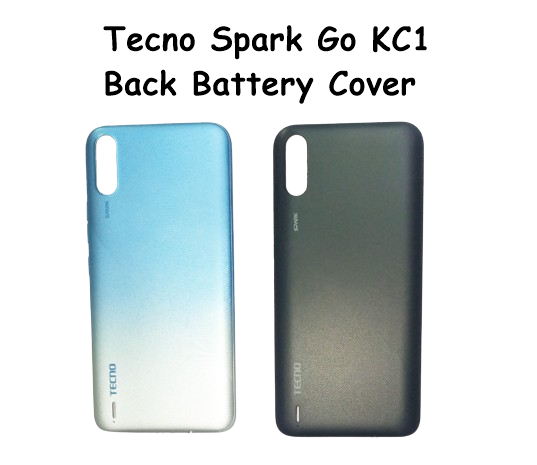 Tecno Spark Go KC1 Back Battery Cover Rear Door Housing Case, Back Panel for Tecno Spark Go KC1