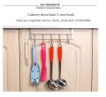 Kitchen Cabinet Door Hooks Multifunctional Hat Bag Towel Hanger over the door Hooks for Hanging Rack Bathroom Organizer 5 hooks. 