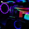 AURA board faith lamp water-cooled computer ornaments graphics card U side panel RTXMOD GPFREEZE3090 GTX ROGSYNC liquid-cooled ARGB Buried Buzie. 