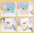 【BestGO】3D Pop Up Birthday Cards Light Music Happy Birthday Greeting Cards Postcards Envelopes Birthday Gift. 