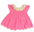 Wool Hand Made front open frock For Babies (1 to 5 Years). 