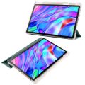 3-fold Clear TPU Leather Tablet Case with Pen Slot For Lenovo Tab M11 / Xiaoxin Pad 11 2024. 