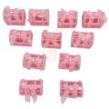 Pink It's a Girl Mini Treasure Favor Boxes - 12 Pcs (2" H x 2.9" W). 