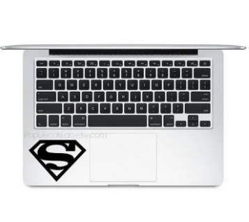 Superman Logo Laptop Sticker Decals, Laptop Stickers | Laptop Decoration | Trending Stickers For Laptop | Laptop Stickers For Boys And Girls | Superman Sticker For Laptop | Laptop Accessories Stickers | High Quality Vinyl Decal