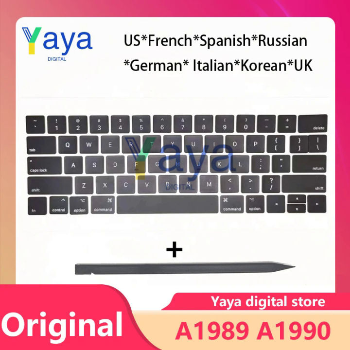 NEW A1989 A1990 Key Keycaps Keys Cap Butterfly Keyboards Repair For Apple Laptop Macbook Pro Retina 13Inch 15Inch 2018 Year