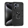 Infinix Hot 50i / Smart 9 premium Case Luxury Shock-Proof Armor With Car Ring Stand Cover. 