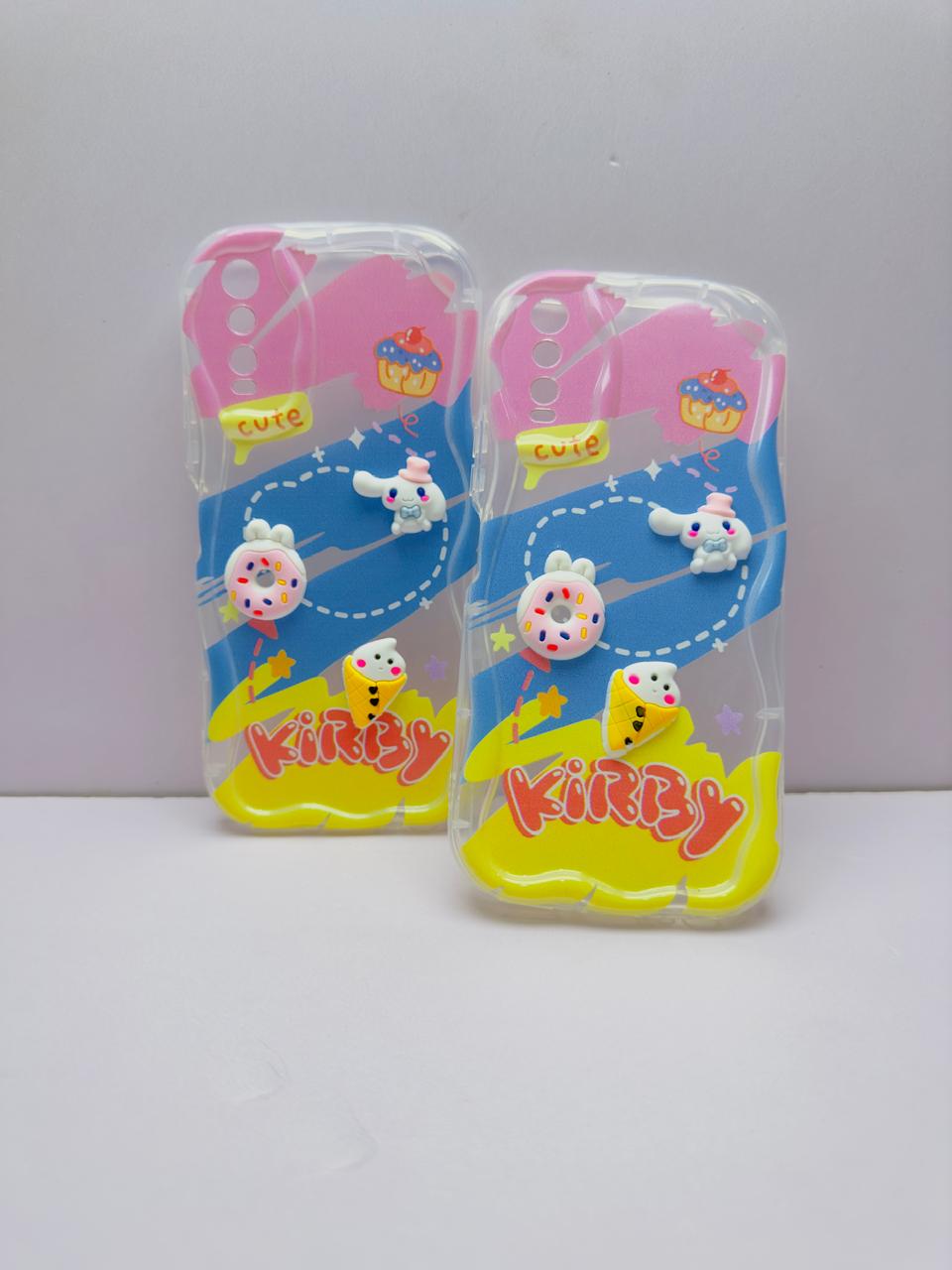 Lahore Mobile Case for Vivo Y20 / Y12S Y12A / Y20i Y20S Y20S Back Cover Colorful Wavy Phone Cases - Luxerey Back Cover - Creative Lovely 3D Doll -Girls Back Cover 6