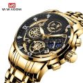Vava Voom brand fashionable business waterproof stainless steel, imitation quartz men's watch. 