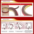 （New）Deluxe 3M Auto Acrylic Foam Double ided Attachment Tape Eay liner 6 mm. 