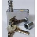 Motorcycle Side Lock, Shining Silver Lock, Bike Push lock, Fix with Welding, Heavy Duty full security Handle Lock, Lahori Lock, High quality BMW lock with computerized key. 