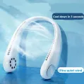 STREET VENDOR Bladeless Neck Fan Rechargeable USB Portable Cooling Fan Dual Airflow Personal Fan For Outdoor And Office Use. 