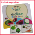 My First Fruits & Vegetables Board Book for Kids Learning "Kids Early Education" Premium Quality Books for Kids. 