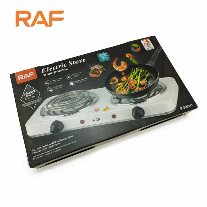 Electric Stove – RAF Double Burner Cooker R-8020BB – High Quality ...