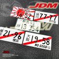 33X16.6Cm 13-954 JDM Racing Japanese Style License Plate Aluminum License Plate Car Decoration License Plate For Universal Car. 