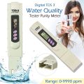 TDS Meter, Water Quality Tester Filter Pen, Accuracy Testing for Drinking Water Purity Test, Swimming Pools, Aquariums, Etc.. 