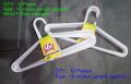 Pack of 12 - White Plastic Hanger - Wardrobe Organizer Hangers - Adult Size Heavy Duty Hanger. 