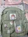 Canvas Schoolbags For Teenage Girls Backpack Women Laptop , School Bags. 