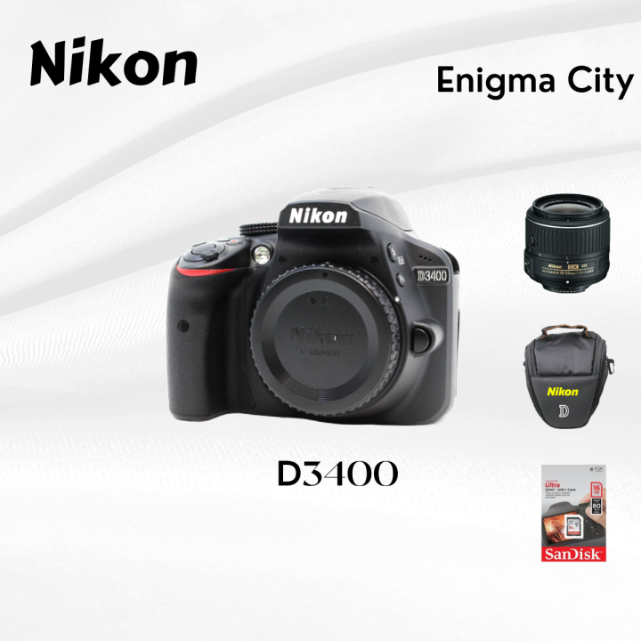 Nikon D3400 DSLR Camera I Combo Kit