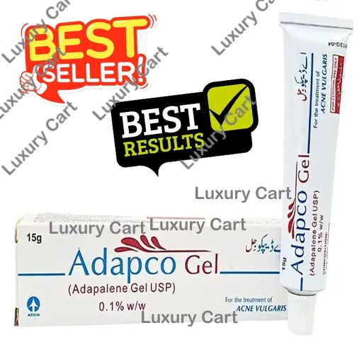 Adapco Gel 15gmMedicatedAcne Treatment Gel with Adapalene | Pimple ...
