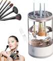 3-in-1 Automatic Makeup Brush Cleaning Drying Stand Electric Makeup Brush Cleaner Machine With USB Charging Cosmetic Brush Rack. 