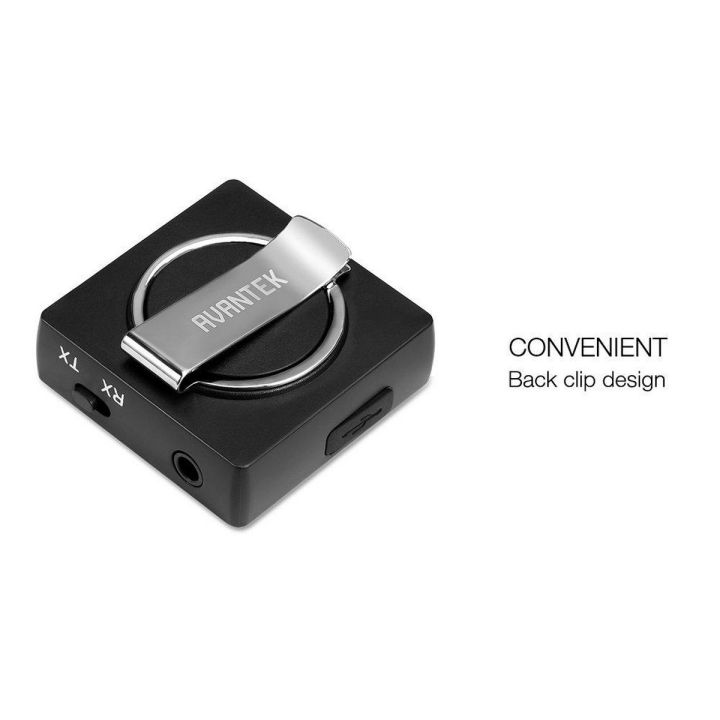 AVANTEK BR-Z Bluetooth Transmiter and Receiver, Portable Wireless Bluetooth Stereo Transmiter and Audio Receiver 2-In-1 Bluetooth Adapter with 3.5mm Stereo Output for Speakers, Headphones, TV, Computer / PC, iPhone, iPod, iPad, Tablets, MP3 / MP4, Home
