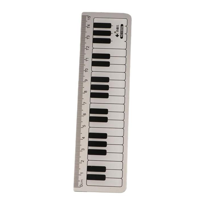 Music Scale Ruler Portable Creative Office School Supplies Plastic Scale Ruler Stationery ...