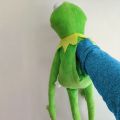 NYT Frog Puppet Soft Hand Stuffed Plush Toy Muppets Show Toy With Movable Mouth. 