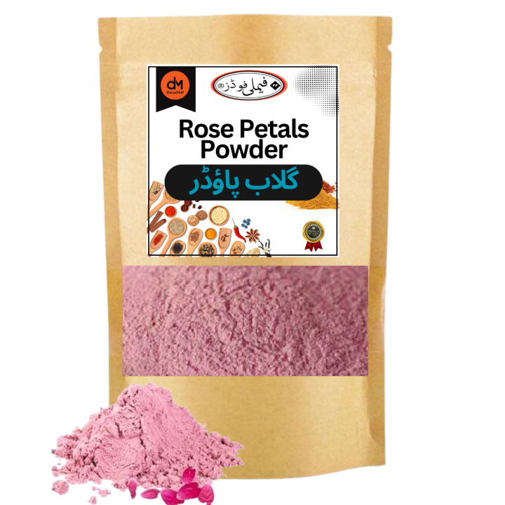 Organic Dry Rose petals Powder گلاب پاؤڈر | Rose Powder | Gulab powder - 1KG