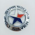 LONE STAR SILVER EDITION Texas Emblem Metal. 