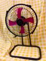 Small Table or Wall Fan - Steel Body Fan - Size 9 Inch-DC 12V. 