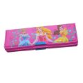 Pencil shine magnetic double layer geometry Box for girls and boys/ Geometry Box / Stationary Box Pencil Case, Pencil Box, Storage Box for School Students mickey mouse, princes, Frozen Kids with Sharpener Economical Fine Quality. 
