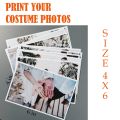 Personalized 4x6 Photo Print Set of 5/10/15/20  –  Custom Gift for Him, Friends , Weddings , and Decor Ideal for Anniversaries and Memorable Moments Birthday Mothers day Fathers Day. 