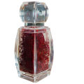 Super Negin (zafran) Saffron (original irani saffron) packaging gift  with 10 grams in a metal container and 3 grams in a glass container. 