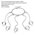 Finger Ring Bracelet Polishing Streetwear Style Men Finger Chain Bracelet. 