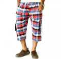 Summer Cotton Quarter Shorts For Men - With Two Side Pockets Only - Multicolor. BY POCKET FANCY STORE. 