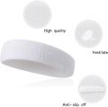 Head Band - Black Sports Gym Headband Yoga Sweat band Cycling Hair Band Running Fitness Sweatband. 