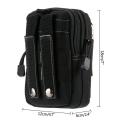 RHS Online Men's Outdoor Camping Bag Hiking Pouch Military Army Waist Pack With Belt Loop. 