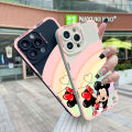 YIWESAN For Huawei Mate 20 Case With Cartoon Fashion Rainbow Mickey New Design Phone Case Shockproof Square Edge Pattern Silicone Casing Full Cover Angel Eye Camera Protection Cases Softcase. 